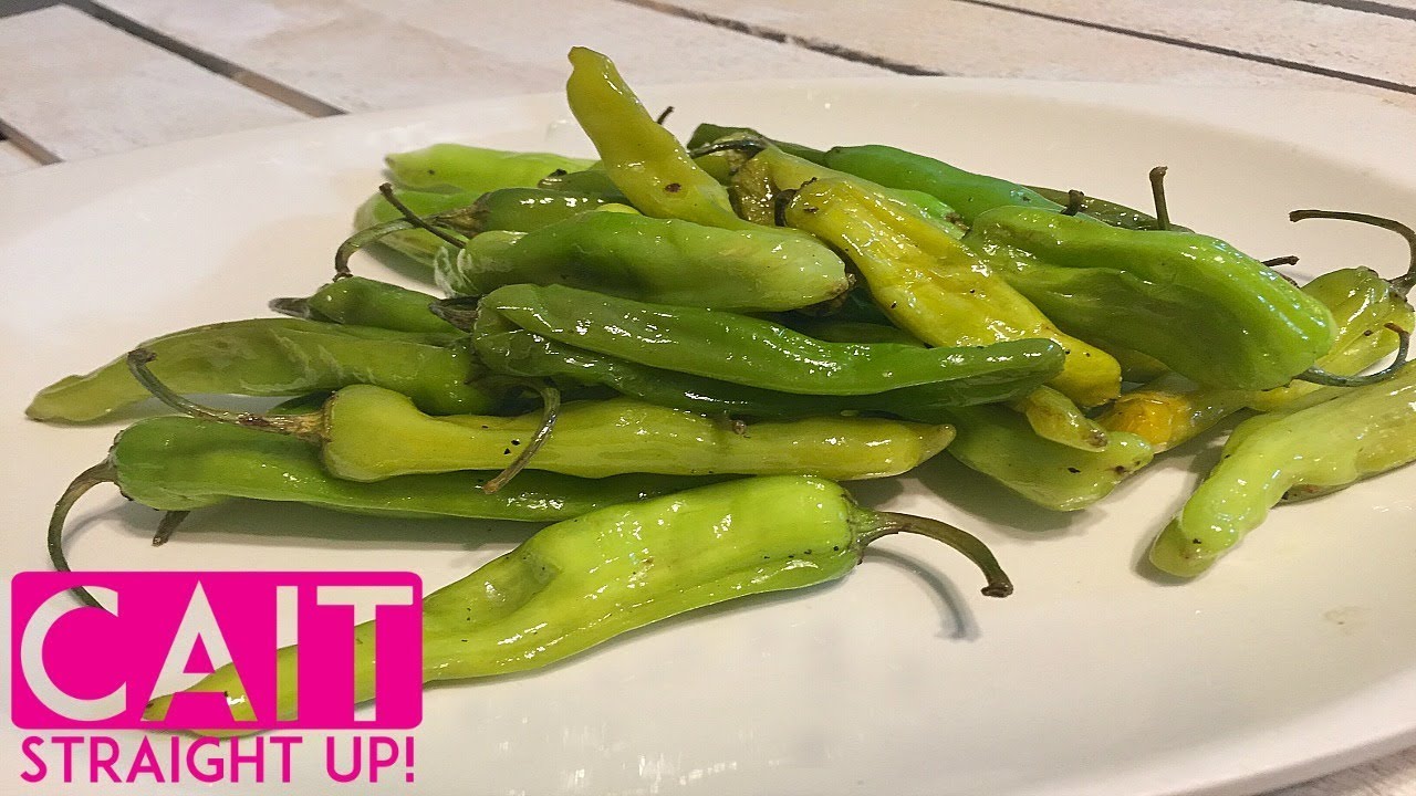 Blistered Shishito Peppers in the Oven or on the Grill Cait Straight