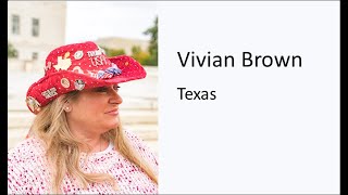 Vivian Brown Moms for Trump Rally