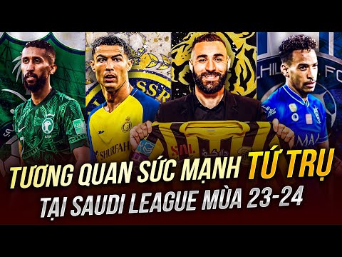 TƯƠNG QUAN SỨC MẠNH TỨ TRỤ SAUDI PRO LEAGUE 2023-2024