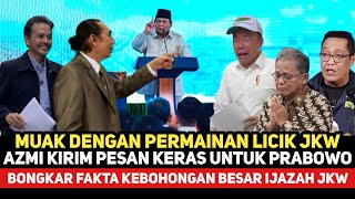 LANGSUNG DAPAT TANGGAPAN SERIUS‼️AZMI SYAHPUTRA BONGKAR PERSEKONGKOLAN JAHAT KASUS IJAZAH JOKOWI...