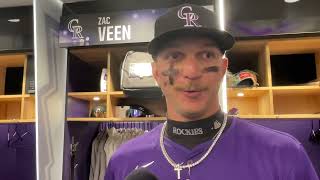 That's my favorite player - Zac Veen on Colorado Rockies' Brenton Doyle who homered with a steal