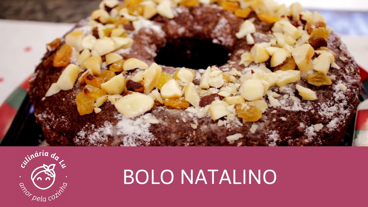 RECEITAS DE NATAL (BOLO NATALINO) CULINÁRIA DA LU