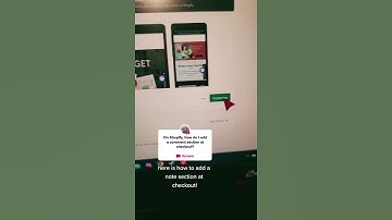 How To Add a Notes Section at Checkout on Shopify on The Showcase Theme