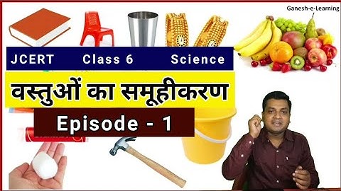 वस्तुओं का समूहीकरण || Episode -1  || JCERT Class 6 Science Chapter 6 || Grouping Of Objects ||