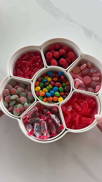*ASMR* RED 40 SNACK TRAY! #asmr #restock #satisfying #candy #snacks #snacktray #kitchen #red40