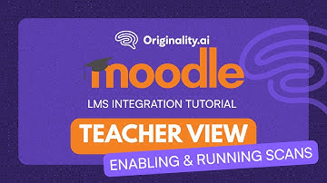 Originality.ai Moodle LMS Integration Tutorial | Teacher View