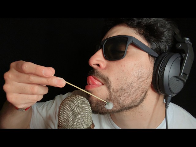 ASMR Beard Scratching With MOUTH SOUNDS (Insane TINGLES)