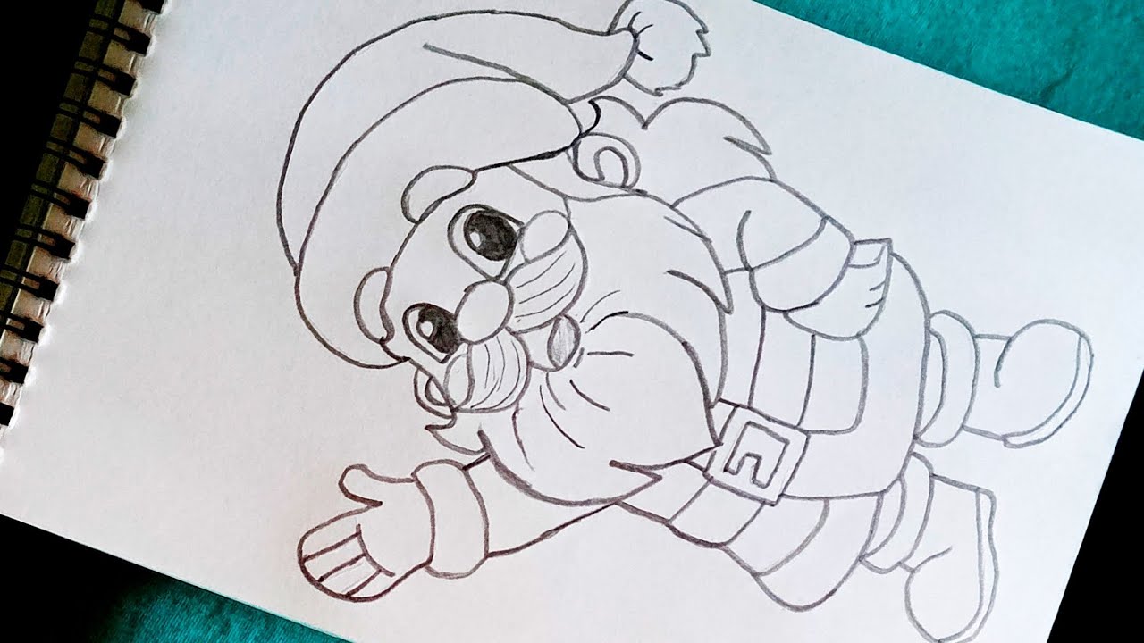How to Draw Cute Santa Claus||Beautiful Merry Christmas Drawing||Easy and Step by step ||