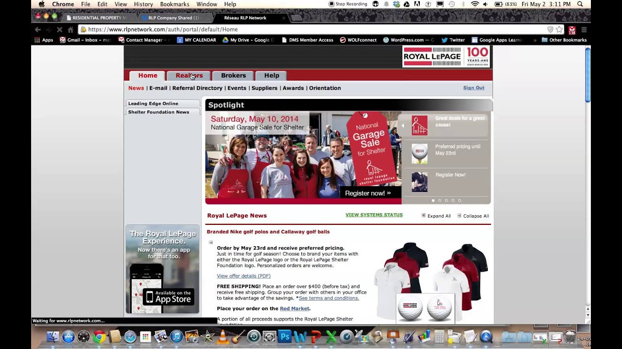 Downloading Listing Presentation Template