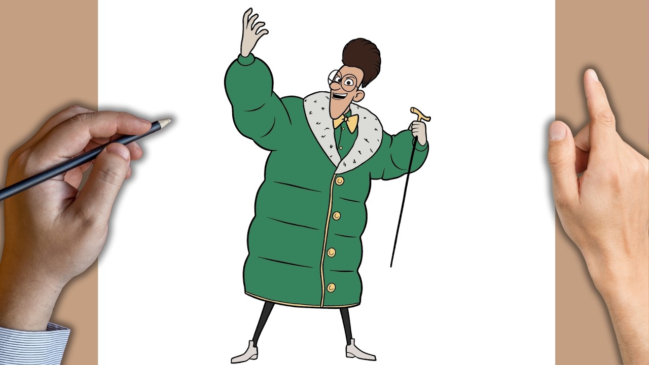 How to draw Maxime Le Mal | Despicable Me 4 | HVORDAN TEGNE | Step by Step