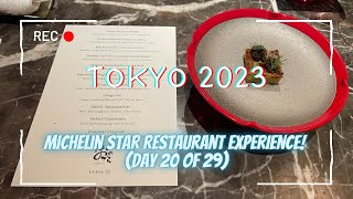 V67 Tokyo 2023: MICHELIN STAR RESTAURANT EXPERIENCE (Day 20 of 29)