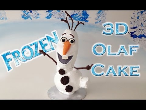 Frozen Cake Olaf HOW TO COOK THAT Ann Reardon Disney Frozen Cake