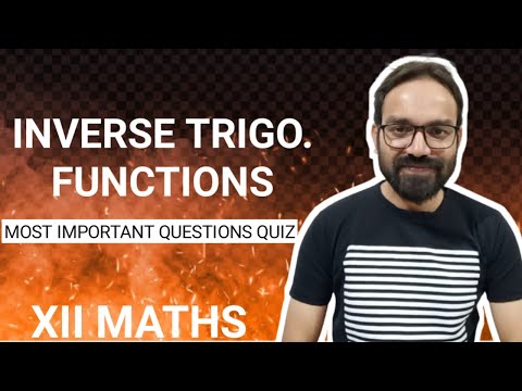 inverse Trigonometric Functions important questions class 12 maths