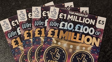 Win £20 aan gloednieuwe Allwyn UK ​​National Lottery krasloten ter waarde van £10, £100 of £1 mil...