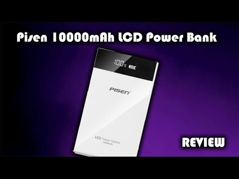 Pisen 10000mAh LCD Power Bank Review