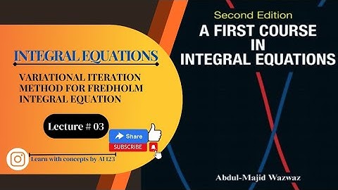 Variational iteration method for Fredholm integral equation