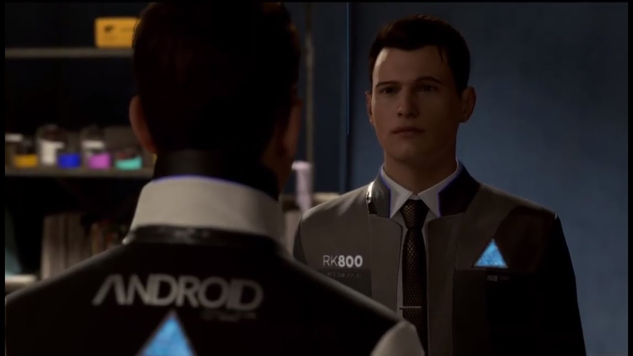 Detroit Become Human: RK900 vs RK800 (Jealous Connor)