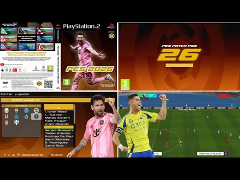 EFootball PES 2026 PS2 ISO Patch New Season 25 26 Update PES 26 Aethersx2 