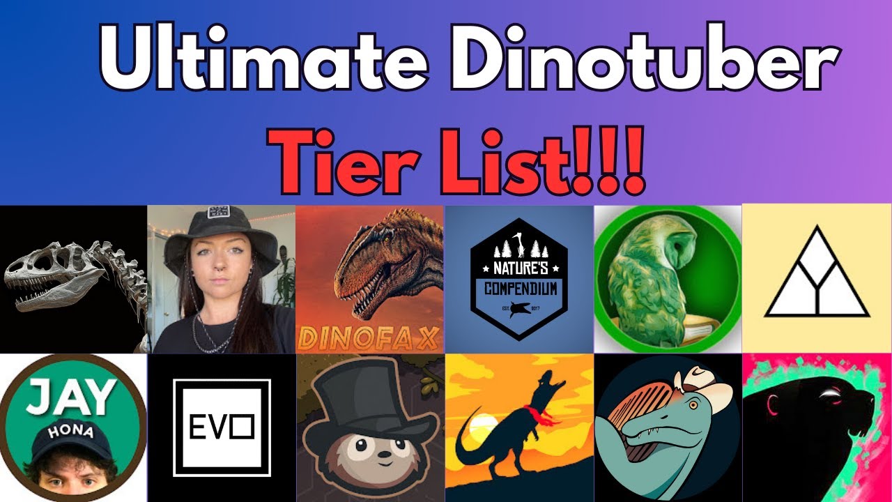 The Ultimate Dinotuber Tierlist | Live!!