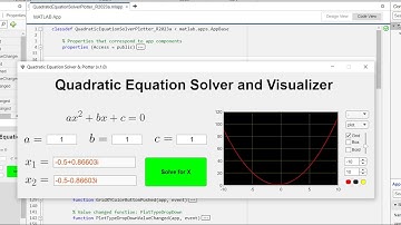 MATLAB Apps: Quadratic Equation Solver and Function Plotter | Easily Solve and Visualize
