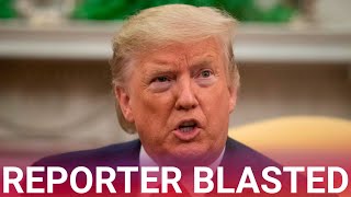 Trump ruthlessly shuts down reporter's 'stupid' question if he would use a nuclear weapon on Iran