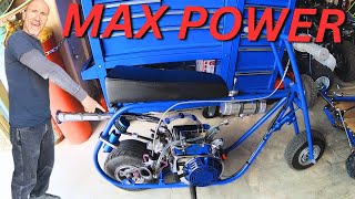 Unleashing power! KOSO mini bike carburetor delivers big gains!