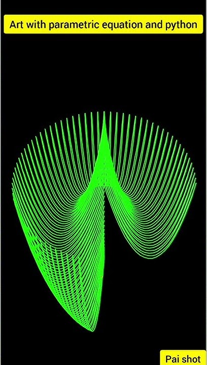 Art with parametric equation and python turtle #shorts😍😍 - YouTube