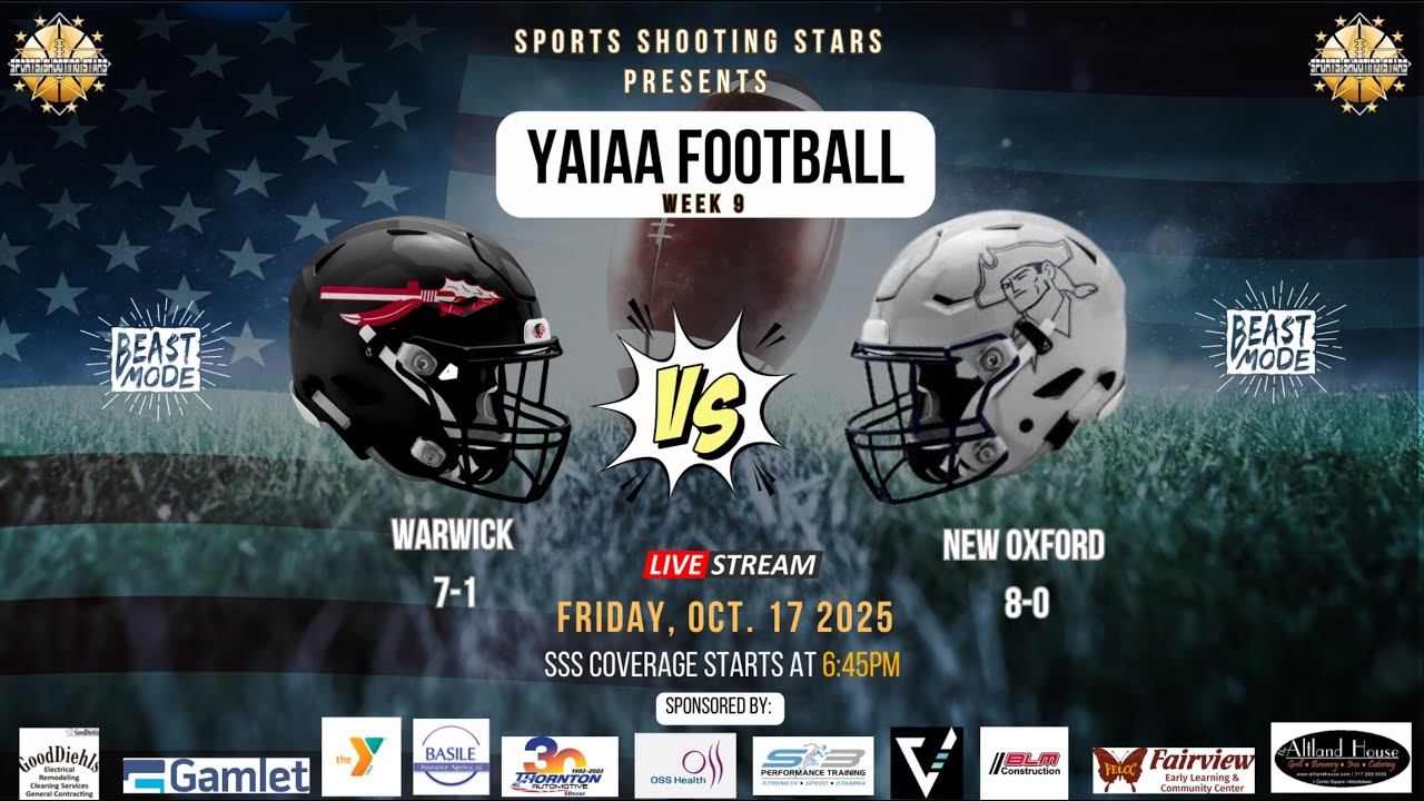 10/17/2025 - Warwick vs New Oxford - Sports Shooting Stars