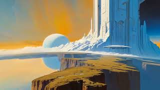 8K HDR Celestial Islands Floating in Cosmic Void Background VR Skybox