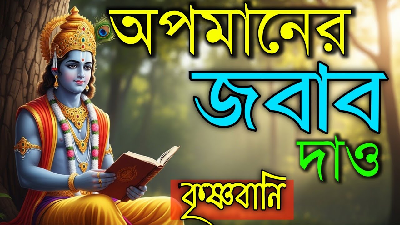 অপমানের জবাব দিতে শেখো | শ্রীকৃষ্ণের অমূল্য বাণী | Bhagwat Geeta Saar In 23 Minutes