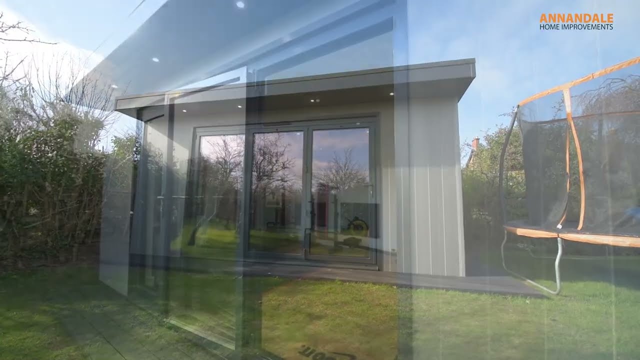 Garden Room Gym & Outdoor Bar in Troon | Annandale Home Improvements Create Two Stunning Spaces