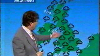 BBC weather Christmas 1987 and continuity