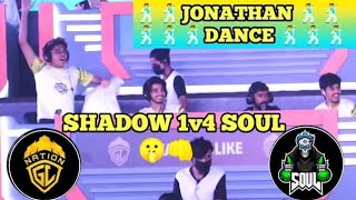 JONATHAN DANCE 🕺🕺 SHADOW 1v4 SOUL IN SANHOK || GODL AT SOUL DROP 🤫