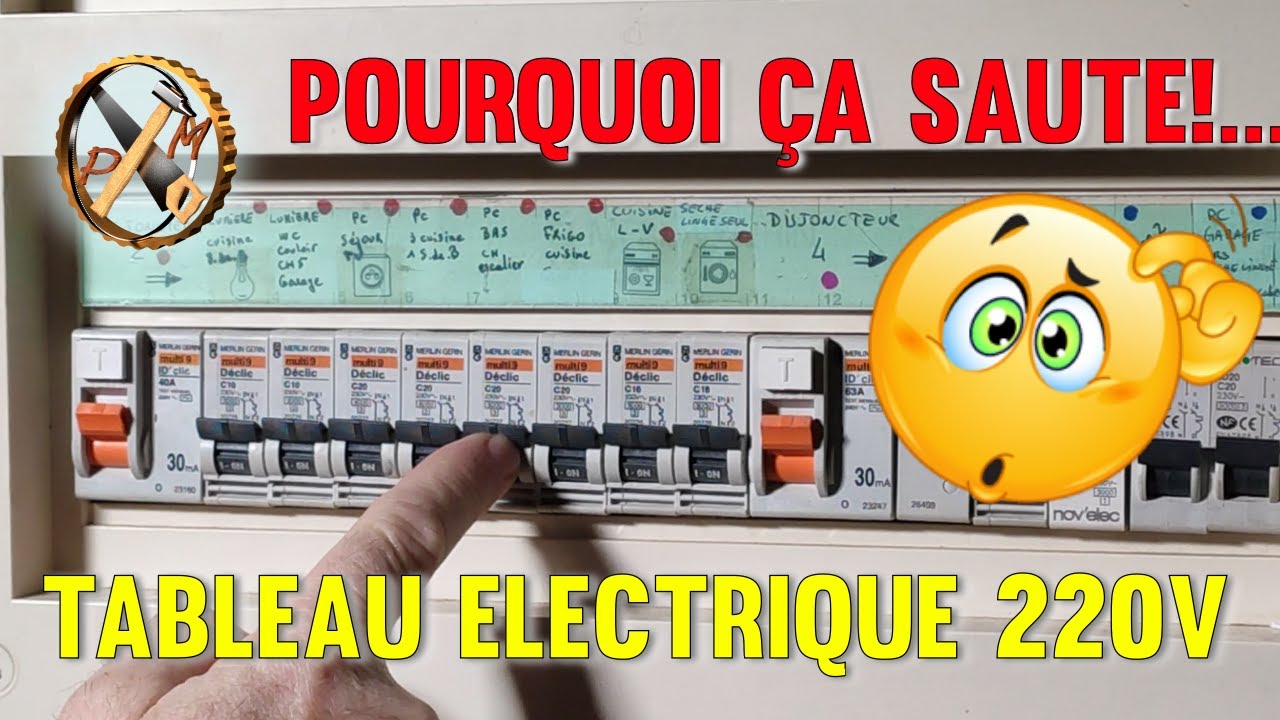 C'est la panne, ça saute!! 😱 Diagnostic!  Réparation🤔 Pannes électriques 220v - disjoncteur - prises