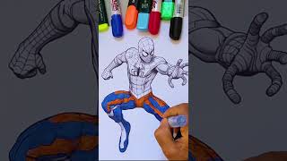 Spider Man Coloring Page Unleash Your Inner Web Slinger!