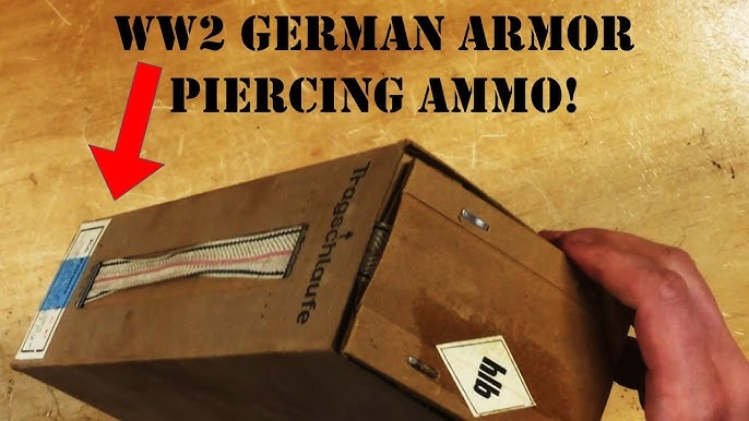 TESTING German WWII Surplus AP SmK Ammo Armor Piercing 8MM Mauser 7.92x57  Milsurp Ammunition Review - YouTube