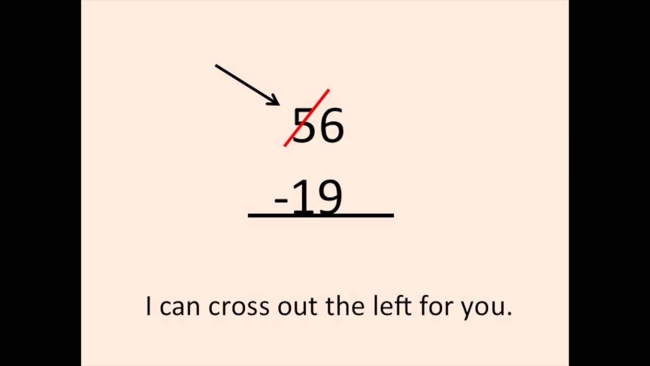 Subtraction with regrouping song w lyrics youtube