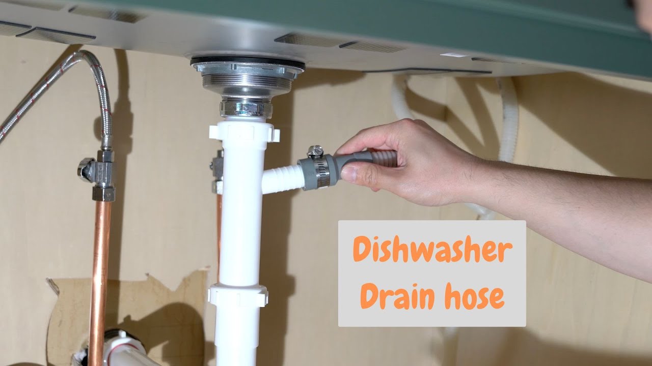 How To Attach Dishwasher Drain Hose to Sink Tailpiece