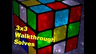 3x3 Walkthrough Solves @JSBcuber