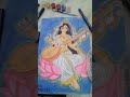 Saraswati Devi drawing #music #drawing #god #godless#saraswati #drawing