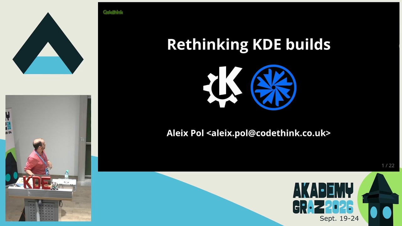 Thumbnail for Aleix Pol Gonzalez: Rethinking KDE builds