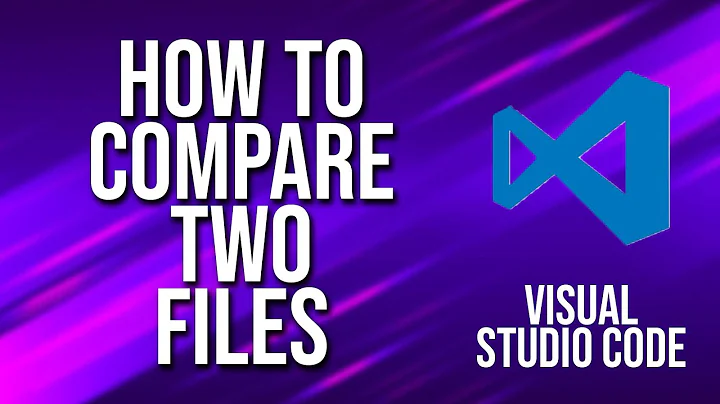 How To Compare Two Files Visual Studio Code Tutorial