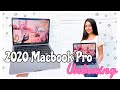 UNBOXING MY 2020 MACBOOK PRO + CUSTOMIZATION