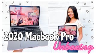 UNBOXING MY 2020 MACBOOK PRO + CUSTOMIZATION