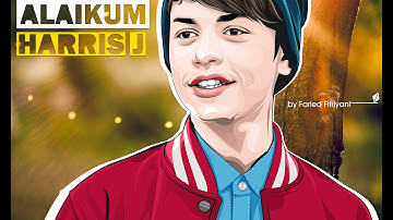 #2 Tutorial Vector Portraits Corel Draw x5 Harris J