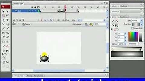 Flash Lesson 17 Bouncing Ball