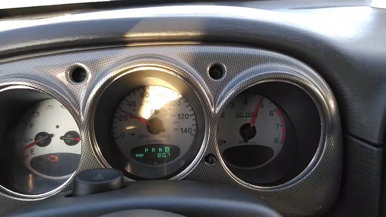 Chrysler pt cruiser 2.4 turbo GT acceleration YouTube