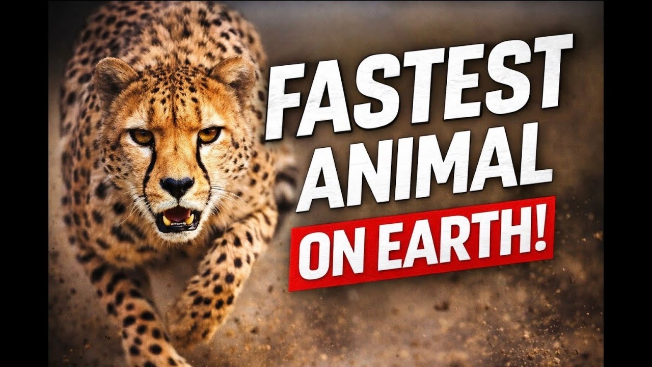 The Fastest Animal on Earth 🐆 | Blink and You Miss It!