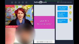 Teacher Samantha #DaDaABC student Student Zhou Trial Class Longman ...