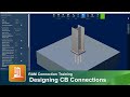 Designing Column Base Plate (CB) Connections in RAM Connection